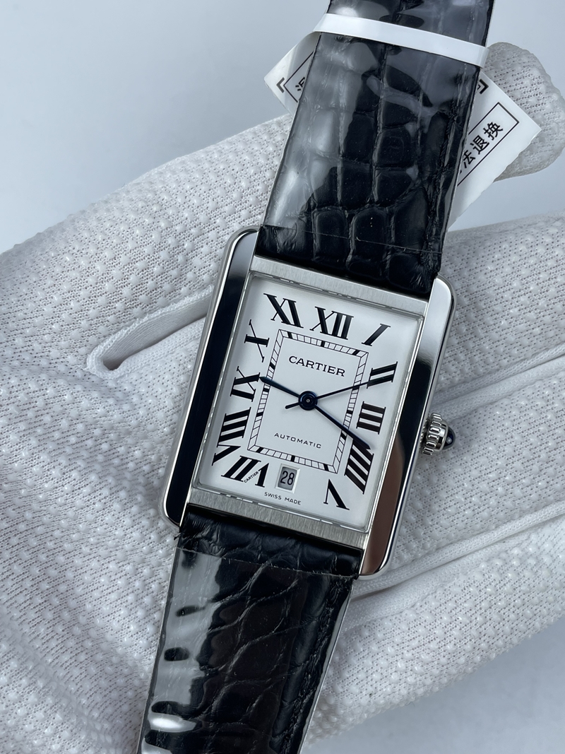 (준비완료/특급배송)NO.2443/AF공장 까르띠에 탱크솔로 31MM 악어