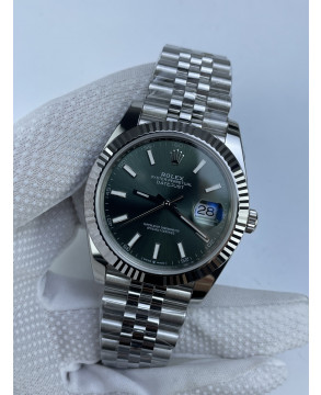 (준비완료/특급배송)NO.2901/롤렉스 데이저스트 41 민트그린 바 인덱스 126334 QP공장