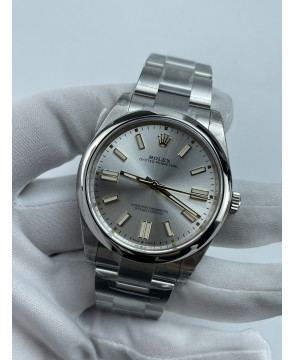 (준비완료/특급배송)NO.3598/VS공장 롤렉스 오이스터퍼페츄얼 실버 다이얼 41미리